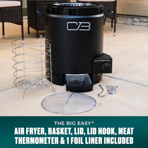 Charbroil The Big Easy Oil-Less Turkey Fryer | Outdoor Air Fryer | Propane Cooker, Black - 24102165