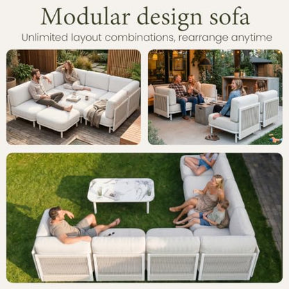 LayinSun 11 Pieces Patio Furniture Set