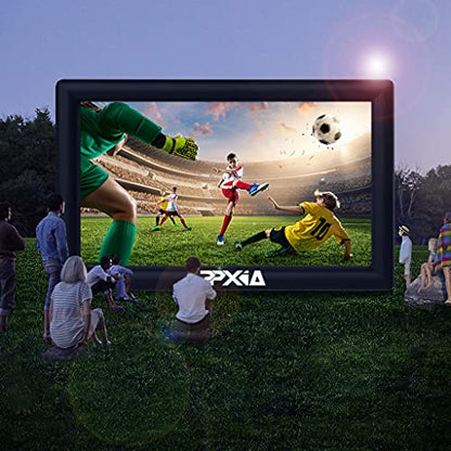 Inflatable Movie Screen Outdoor Projector Screen for Outside 25ft, Large Blow Up Screens Front and Rear Projection with Air Blower, Best for Movie Nights Backyard Home Theater