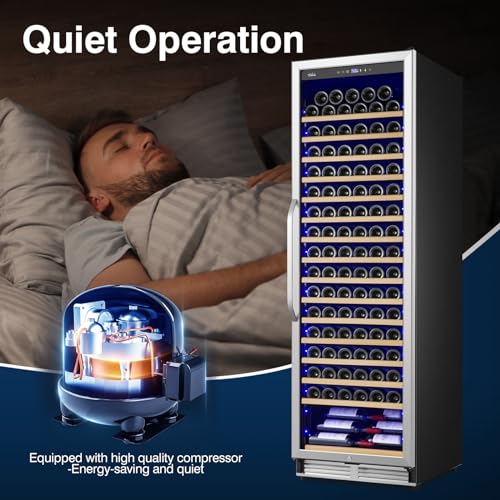 Velieta 24 Inch Upgraded190 Bottles Wine Cooler Refrigerator