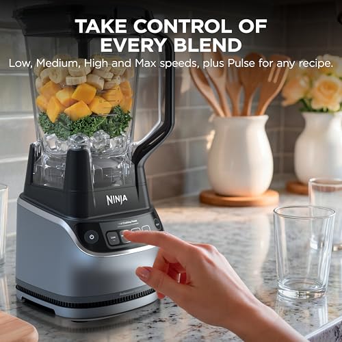 Ninja UltraCrush Professional Kitchen System | 1500W, 72oz Full-Size Blender, 8-Cup Food Processor & 18 oz To-Go Cup | Total Crushing Technology, Smoothies, Ice Crush, Chopping | Silver | BP401 (2026)