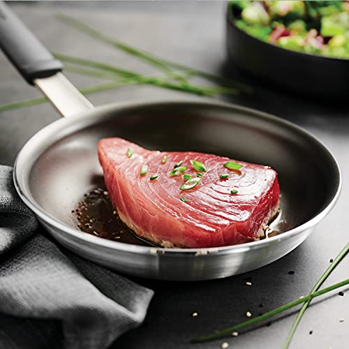 Tramontina Professional Fusion 8-Inch Non Stick Small Frying Pan, Heavy-Gauge Aluminum Skillet with Reinforced Nonstick Coating, Dishwasher and Oven Safe