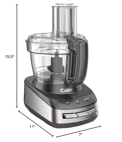 Cuisinart FP-110AG Core Custom 10-Cup Multifunctional Food Processor, Anchor Gray
