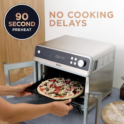 Ninja French Door Premier Air Fry Oven, 10-in-1, 20.3 Qt, Stainless, FO101