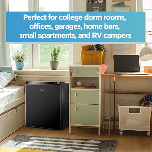 Commercial Cool 1.6 Cu. Ft. Compact Refrigerator, CCR16B, Black