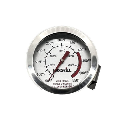 Nexgrill Deep Fry Thermometer – 5" Stainless Steel Instant Read with Pot Clip – Fish, Meat & Oil Thermometer for Frying, BBQ, Grilling – Up to 550°F – 660-0009