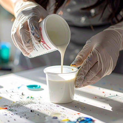 Custom Shop Paint Mixing Cups, 16-Ounce (Box of 36) - Plastic Measuring Cups for Liquids, Automotive Painting, Epoxy Resin, Acrylic Arts, Crafts, Disposable or Reusable, Graduated, Mixing Ratios