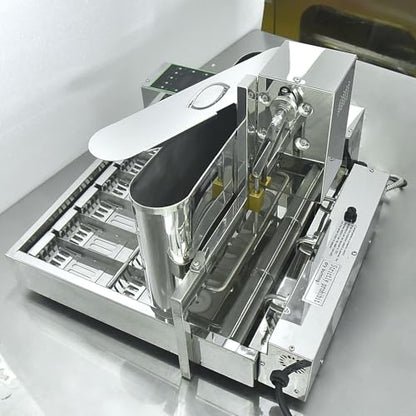 Kolice Commercial 2600pcs/hour Mini 6 Rows Donut Machine, Doughnut Maker, Frying Donuts Maker, Mini Donut Maker, Street Food Snack Food Equipment