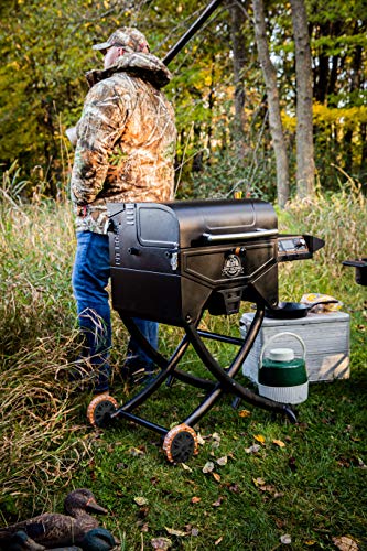 Pit Boss Pit Stop Portable Wood Pellet Grill w Cart Stand and Cover