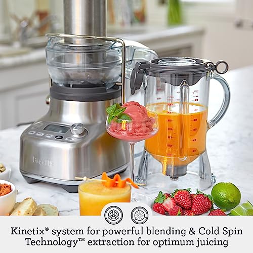 Breville 3X Bluicer Pro Blender and Juicer BJB815BSS, Brushed Stainless Steel