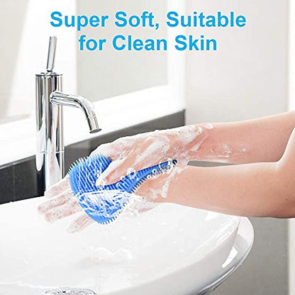 3PCS OstWony Silicone Dish Sponges, Super Food-Grade Silicone Sponges, Multi-Purpose and Efficient Sponge Kitchen Gadgets, Especial Delicate Kitchen Sponge Brush