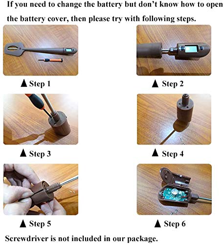 Efeng candy thermometer spatula with pot clip – Silicon grey chocolate spatula with thermometer built in,candy thermometer,thermometer spoon for chocolate, candy,creams,sauces,Jams meat cooking