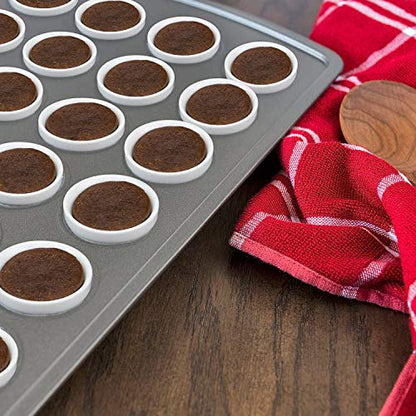 Kÿchen Mini Ramekins 1 oz. 30 ml|Microwave & Oven Safe, Porcelain Souffle Dish, Dipping Sauce, & Small Dessert Cups| 6 Count