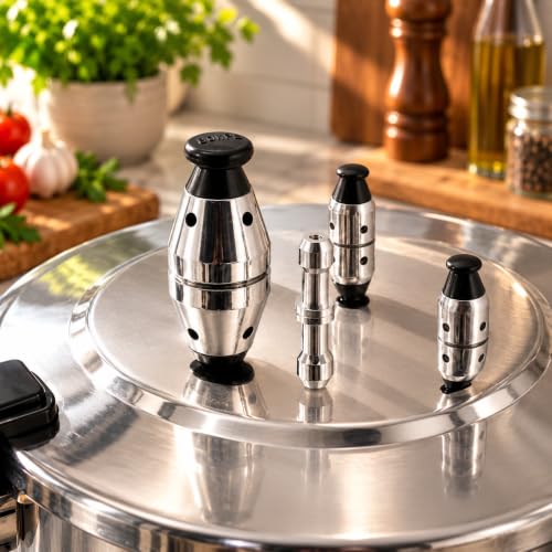 Barton 8QT Pressure Canner Release Valve Aluminum Canning Pot Cooker Pot Stove Top Instant Fast Cooking Pot Stewing Locking System (8 Quarts) Canning and Stewing