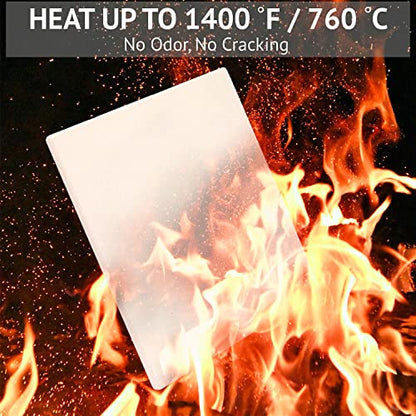Waykea 12" x 12" Pizza Stone Square Baking Stone | Premium Cordierite Pizza Grilling Stone for Grill Oven RV Oven | Bake Homemade Golden Crispy Crust Pizza