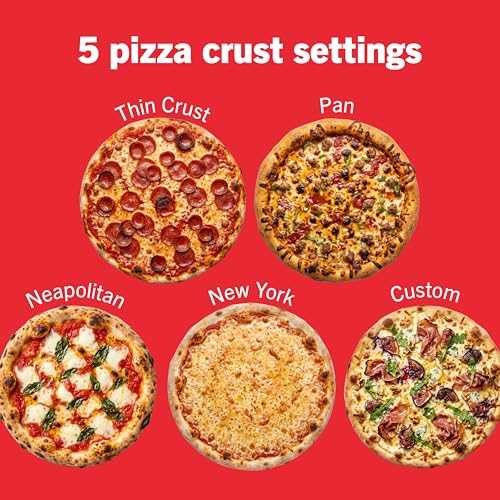 Ninja Artisan Outdoor Pizza Oven, 12-inch, 3-minute Pizza, Neapolitan, Thin Crust, New York Chicago, Custom, 700F Max Temperature, Electric Heat, Bake, Broil, Proof, Warm, Blue, MO201BL1