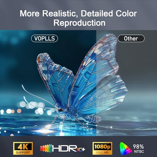 [3000 ANSI & Officially-Licensed APP] 4K Projector with WiFi and Bluetooth for Display Booths, Auto Focus Keystone & Dolby Audio, Smart Outdoor Projector with Adjustable Stand for Home Bedroom (grey）