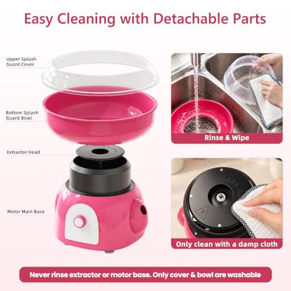 Cotton Candy Machine for Home & Kids, Mini Countertop Cotton Candy Maker