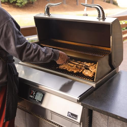 recteq E-Series Built-In 1300 Pellet Smoker Grill, Wi-Fi-Enabled Outdoor Grills & Smokers, Electric Pellet Grill with 1300 Sq In Cook Space