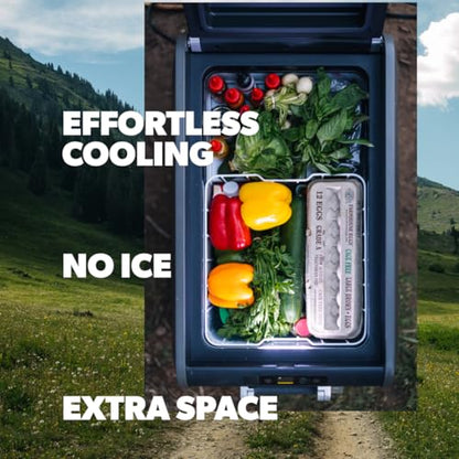 Dometic CFX5 75 Liter Dual Zone Portable Refrigerator and Freezer, Powered by AC/DC