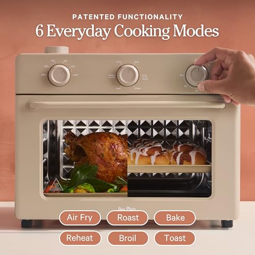 Our Place Large Wonder Oven, 6-in-1 Air Fryer & Toaster Oven, 3-Rack, 30 Qt