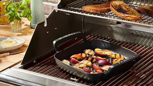 Le Creuset Alpine Outdoor Collection Enameled Cast Iron Square Grill Pan, 10.25"