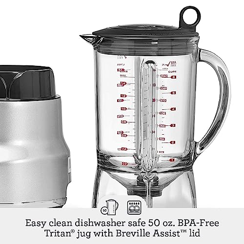 Breville BBL620BTR Fresh and Furious Blender, Black Truffle