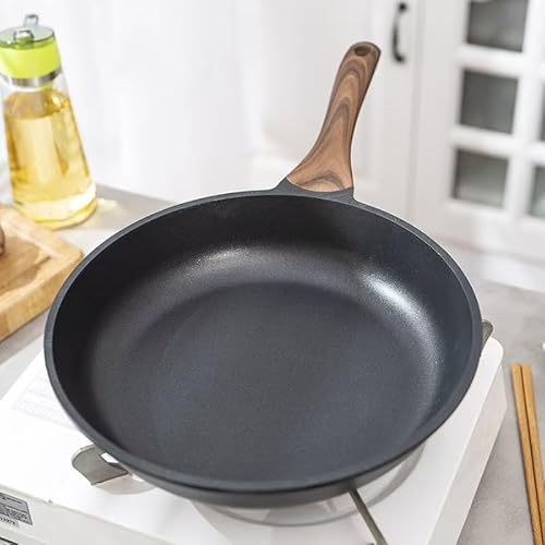 YYJINGYOU Nonstick Frying Pan, Skillet with Lid, Induction Compatible (Pan with Lid 9 inch)