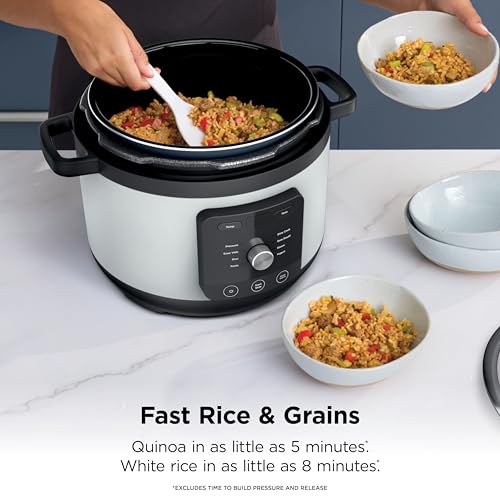 Ninja® HyperHeat™ 9-in-1 Pressure Cooker, 6.5-qt, White, PC201WH