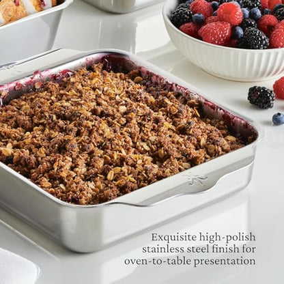 Hestan Provisions OvenBond 7-Piece Gourmet Essentials Trii-Ply Stainless Steel Set