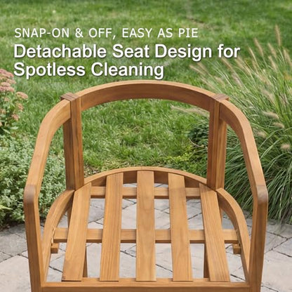 SUNSITT 7-Piece Outdoor Patio Dining Set w/55-71" Expandable Table