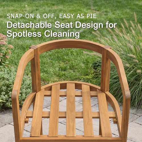 SUNSITT 7-Piece Outdoor Patio Dining Set w/63'' Patio Dining Table