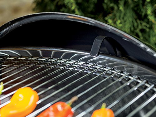 Weber Original Kettle Premium Charcoal Grill, 22-Inch, Green – Outdoor BBQ Grill with Built‑In Thermometer, Heat Control Dampers & One‑Touch™ Cleaning System