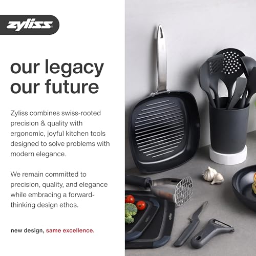 Zyliss EasiCan Electric Can Opener – One-Touch Automatic Tin Opener with Magnet for Safe Lid Removal – Compact, Hands-Free Design for All Can Sizes – Battery Operated, Easy to Use and Store