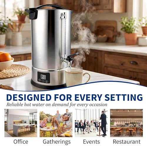 GKFF 11L (45 Cups) Hot Water Dispenser Urn, Commercial Hot Water Boiler