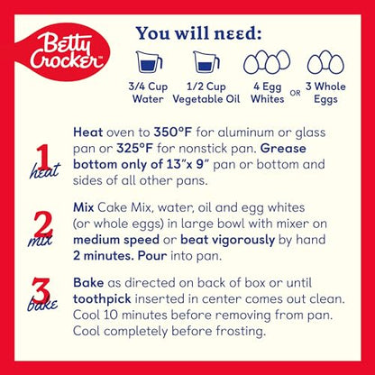 Betty Crocker Favorites Super Moist White Cake Mix, 14.25 oz