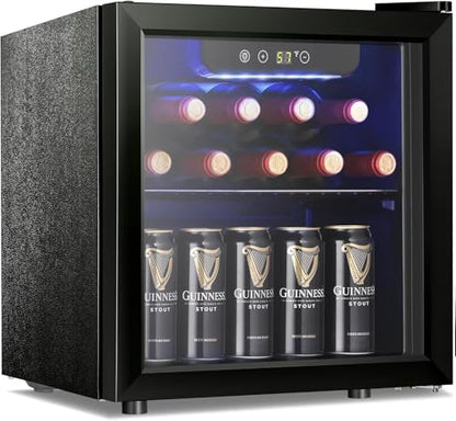 Antarctic Star Wine Cooler Beverage Refrigerator Mini Fridge 1.3 cu.ft