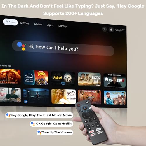 4K Projector with Google TV:3000 Brightness/Auto Lens Cap & 4D Keystone/Auto Focus & AI Voice Control, Sovboi Portable Outdoor Projector with WiFi & Bluetooth, Smart Movie Proyector for Streaming Apps