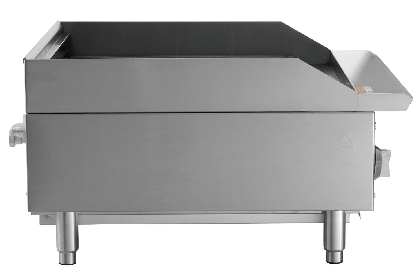 Kratos 24" Commercial Gas Charbroiler - Countertop 2-Burner Stainless Steel Grill, 70,000 BTU Output (29Y-001)