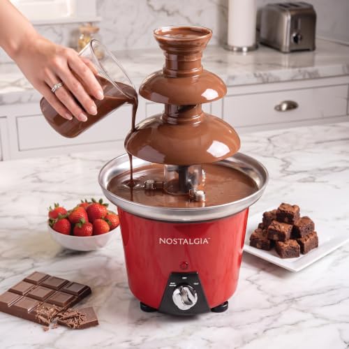 Nostalgia 24-Ounce Chocolate Fondue Fountain