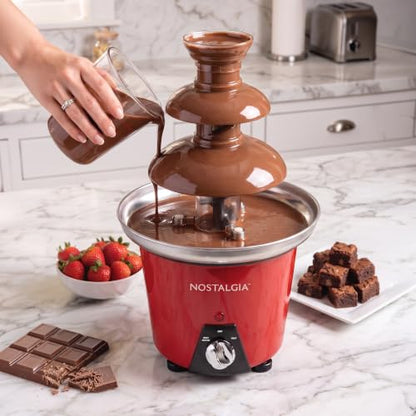 Nostalgia 24-Ounce Chocolate Fondue Fountain