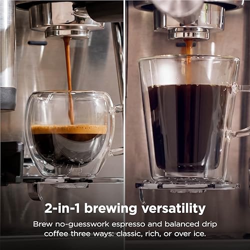 Ninja Luxe Café Mini Plus with AutoFroth, Amazon Exclusive Bone & Champagne
