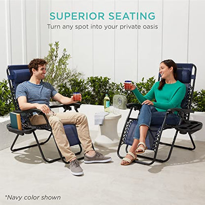 Best Choice Products Zero Gravity Chair Recliner, Brown