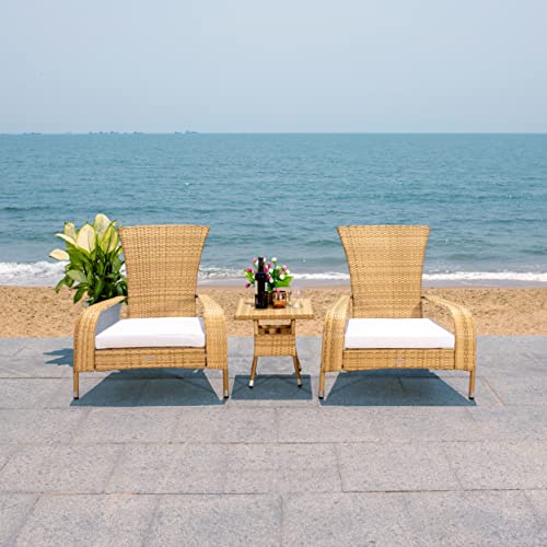 SAFAVIEH Outdoor Edna 3pc 3-Piece Patio Sectional Sofa Set, 19.7" PAT7719D