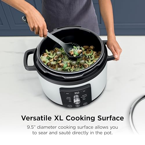 Ninja® HyperHeat™ 9-in-1 Pressure Cooker, 6.5-qt, White, PC201WH