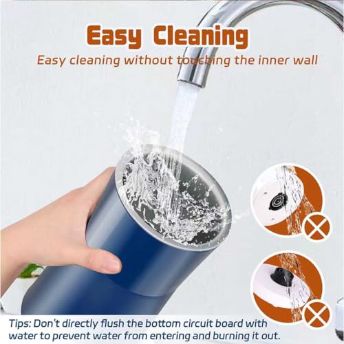 Seydere Simple Milk Frother, 2 in 1 Milk Steamer and Frother, Electric Milk Steamer, Milk Warmer and Hot Milk Foam Maker for Latter, Macchiato, Cappuccinos，Blue