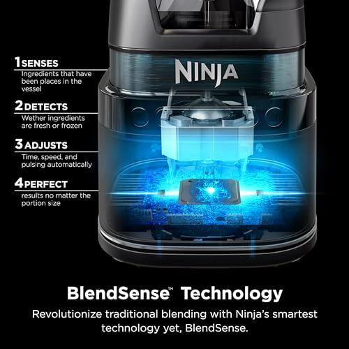 Ninja Detect Power Blender Pro, BlendSense Tech, 72oz, 1800PW, TB201