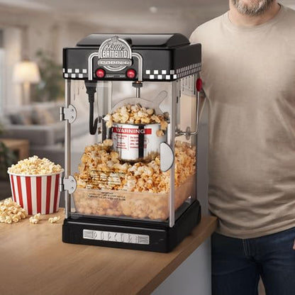 Great Northern Popcorn Little Bambino 2.5oz Popcorn Machine, Black