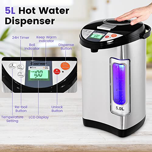 COSTWAY Instant Electric Hot Water Boiler and Warmer