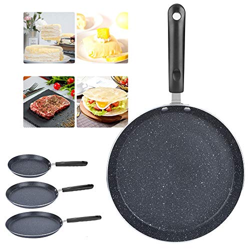 6 Inch Non-Stick Frying Pan with Non-Stick Coating, Egg Pan Omelette with Plastic Handle, Dishwasher Safe, Easy Cleanup, PFOA Free, Oven Safe Cooking Pan